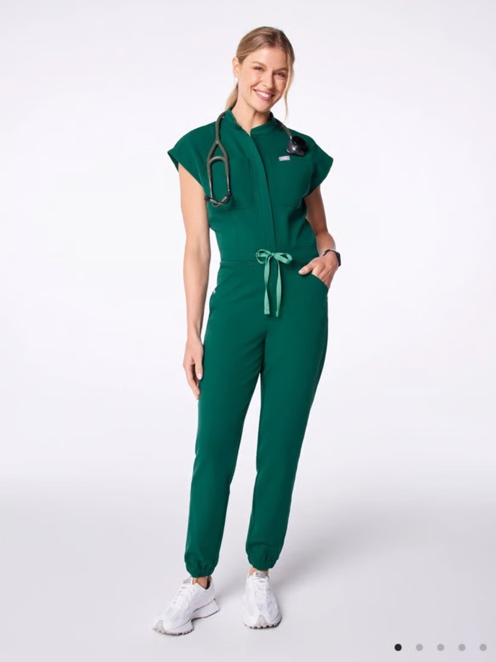 Figs Rafaela Cargo Scrub Jumpsuit